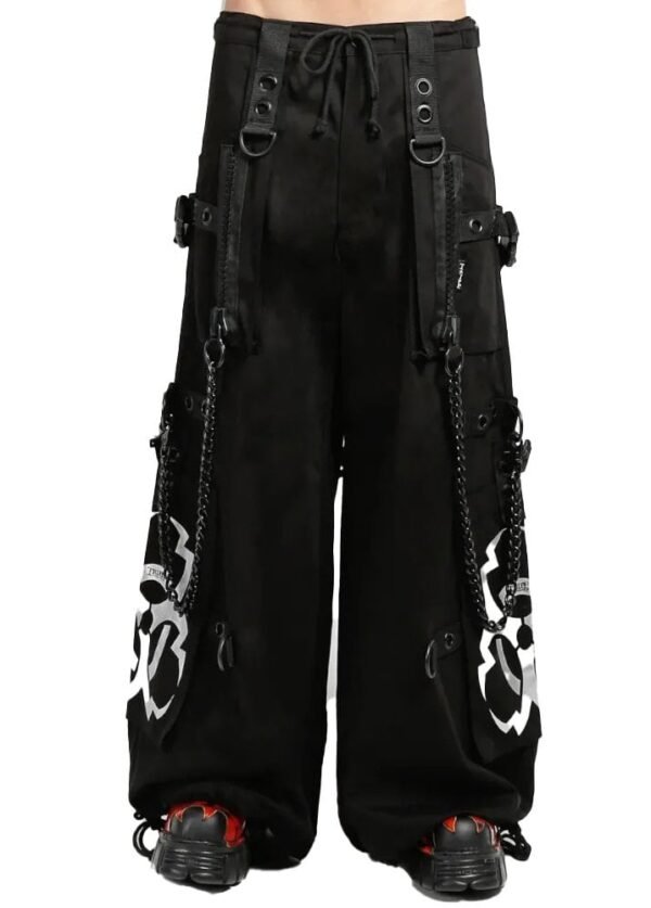 Metallic Silver Biotech Pant