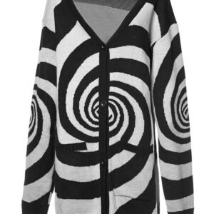 Black & White Hypno Cardigan