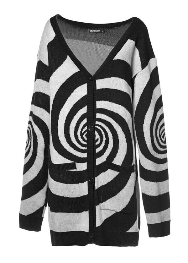 Black & White Hypno Cardigan